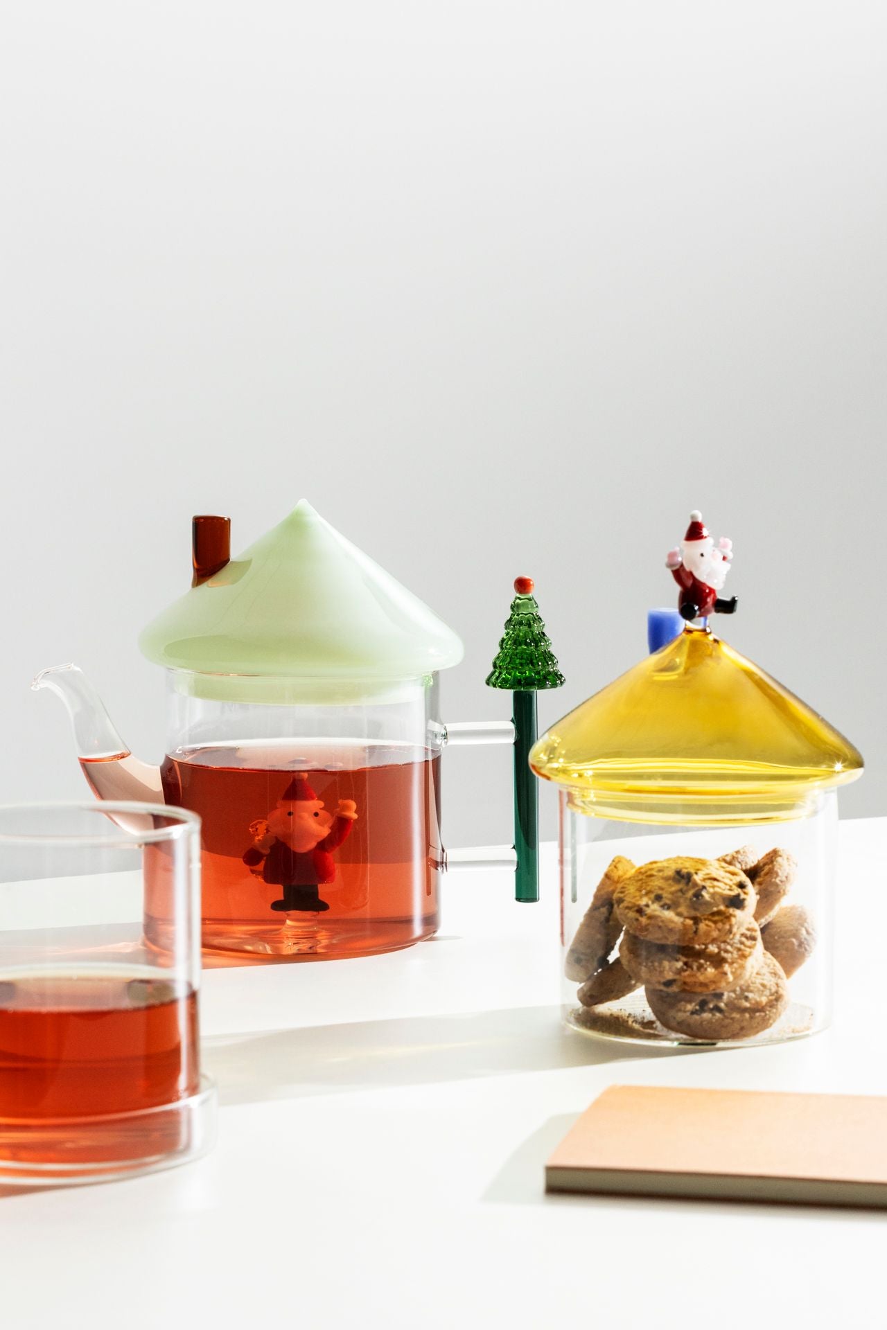 Ichendorf Christmas Tales Teiera Babbo Natale Tappo Albero