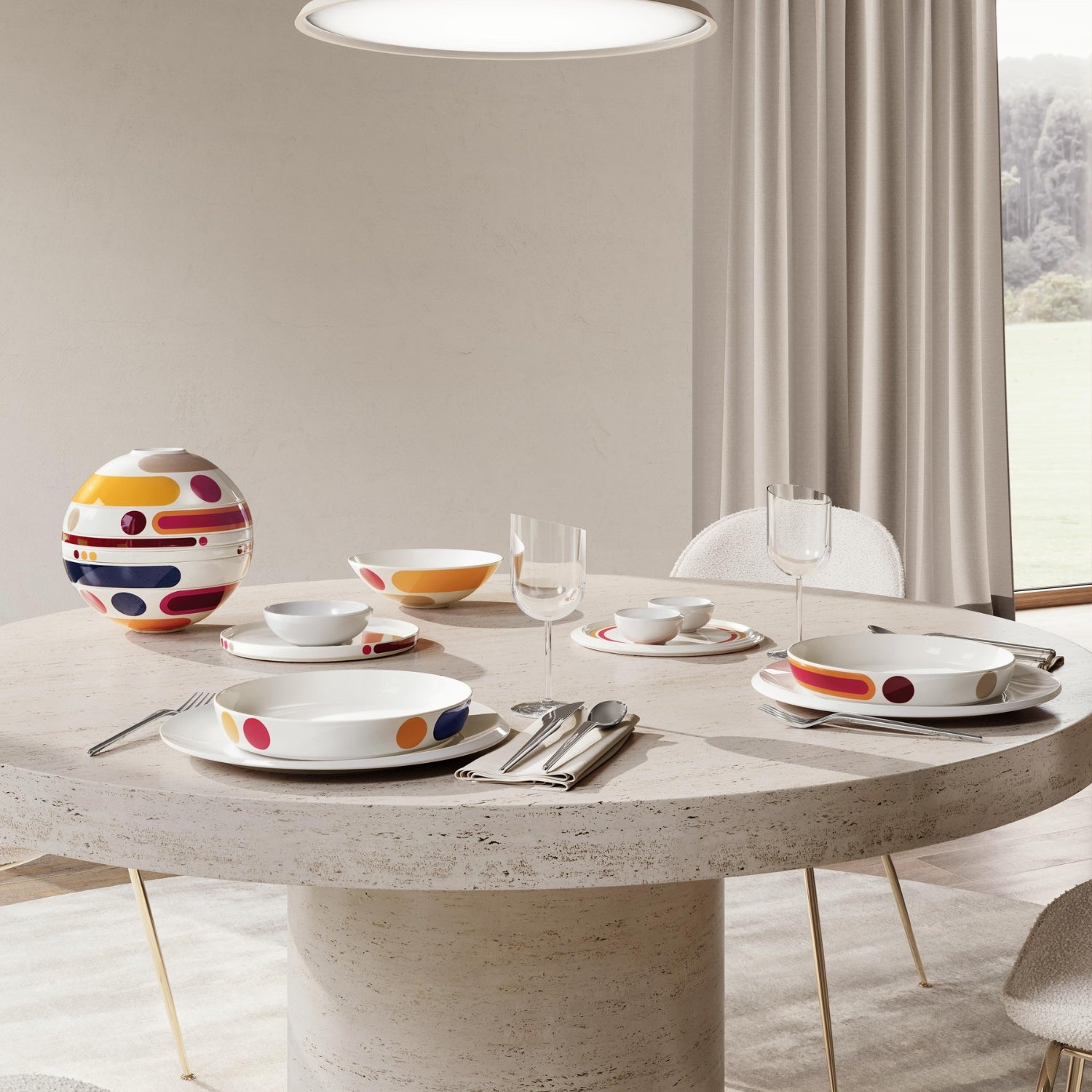 Villeroy &amp; Boch ICONIC LA BOULE, Set mit 2 Tischplätzen