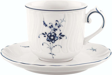 Villeroy & Boch Vieux Luxembourg Tazza espresso con piattino, Set 6 Pezzi