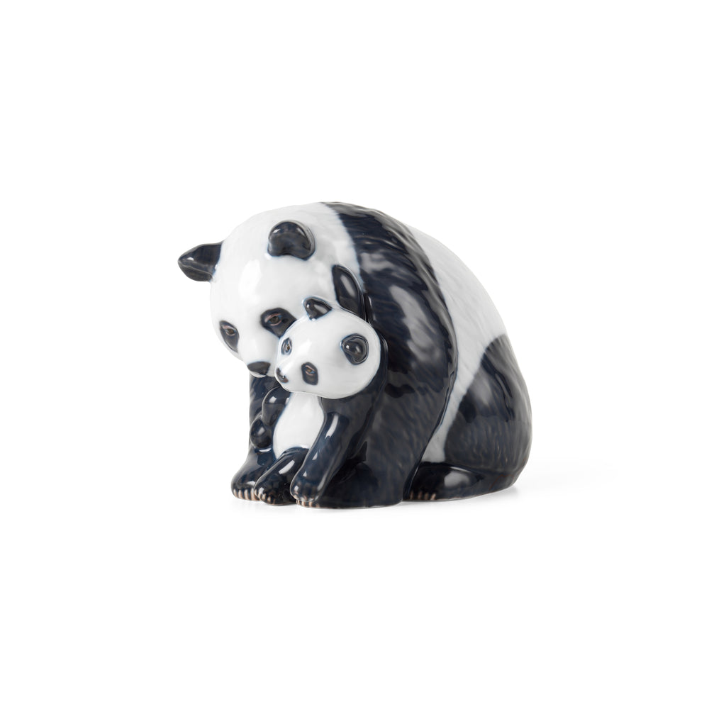 Royal Copenhagen Panda con cucciolo figurina dell'anno 2024