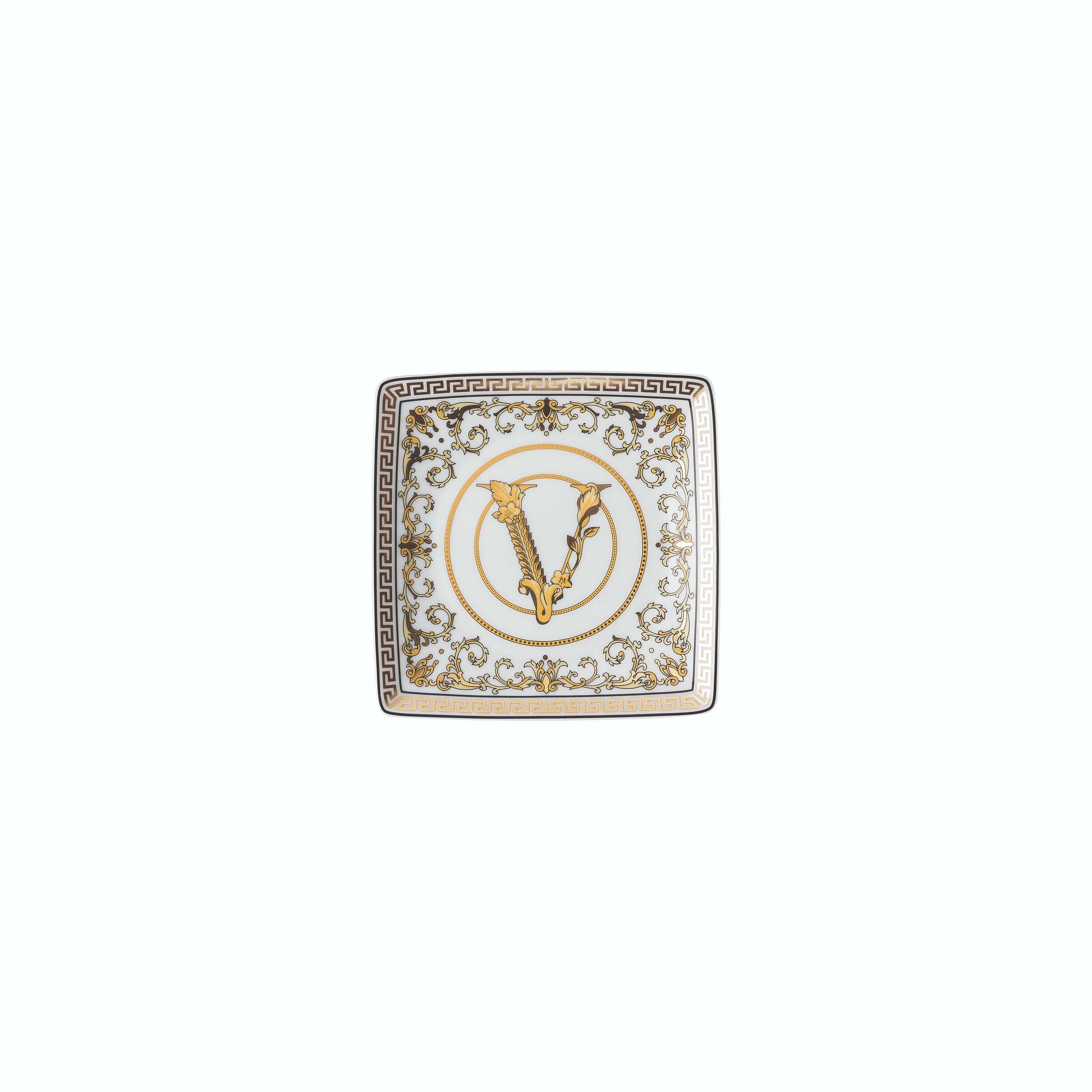 Versace Virtus Gala Coppetta quadrata piana, 12 cm