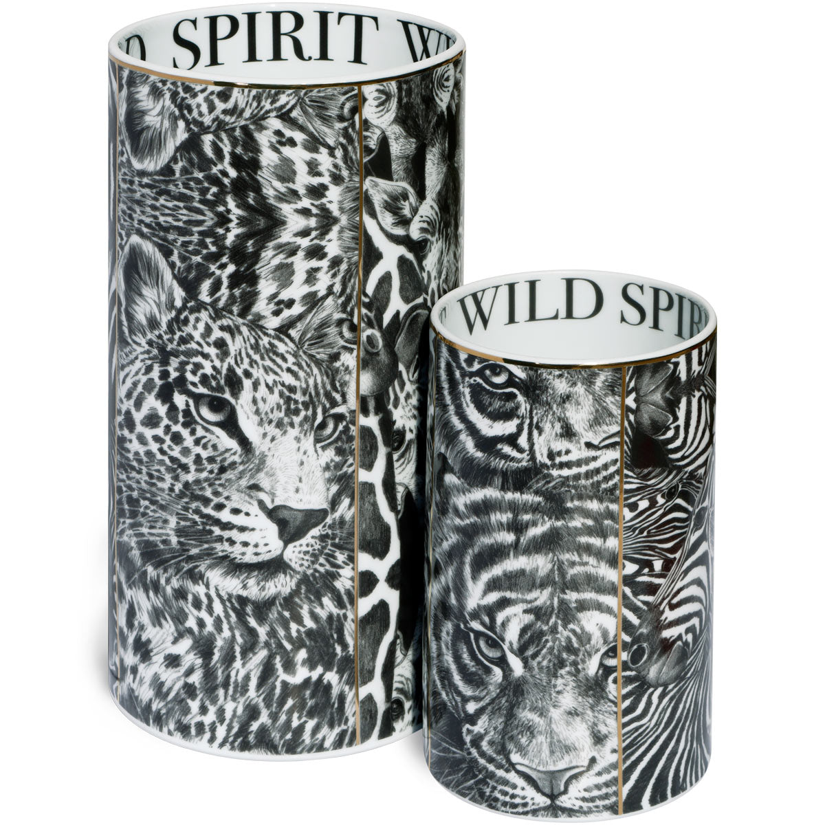 Taitù Luxuriöse Wild Spirit Porzellanvase