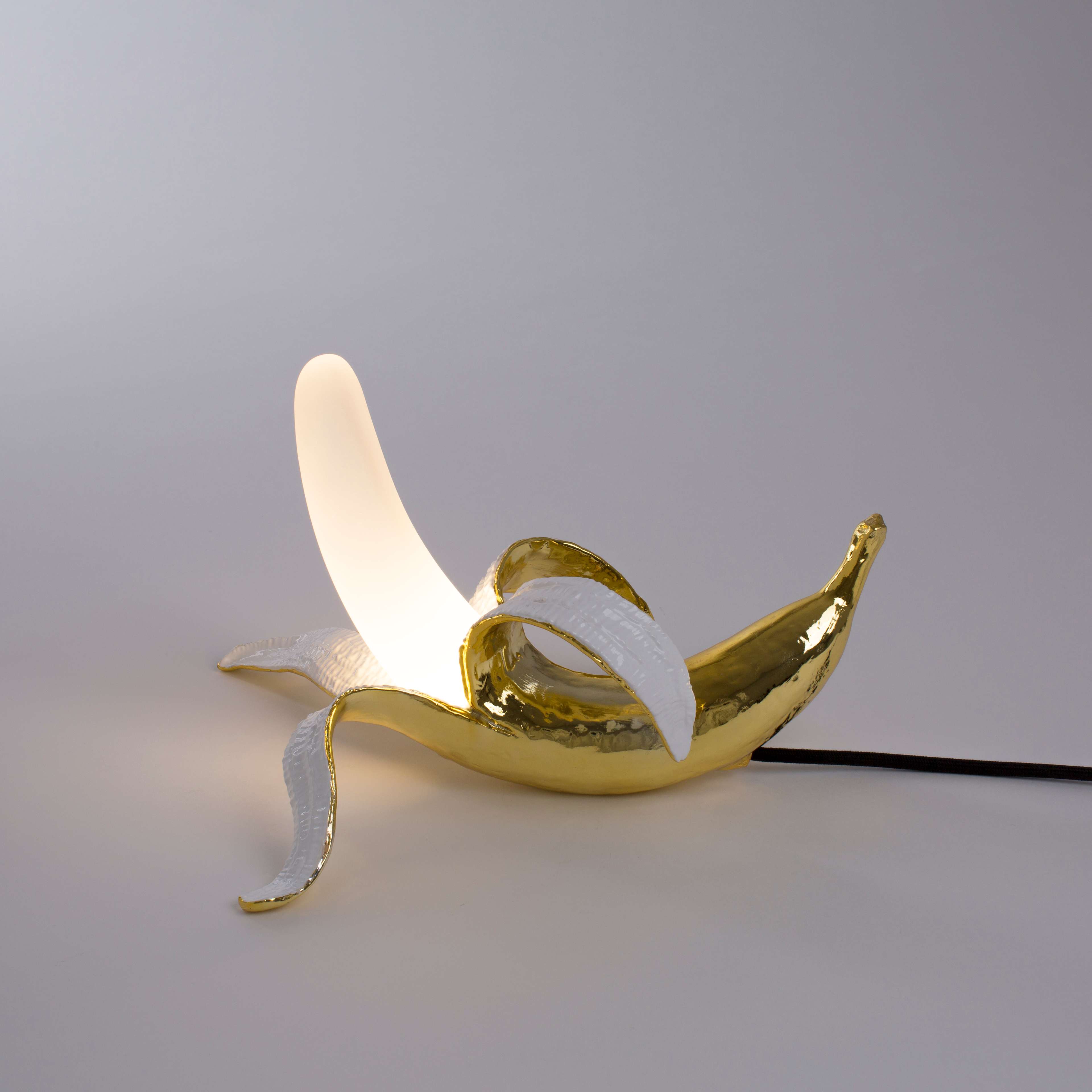 Seletti Banana Lamp Dewey in resina e vetro - 3