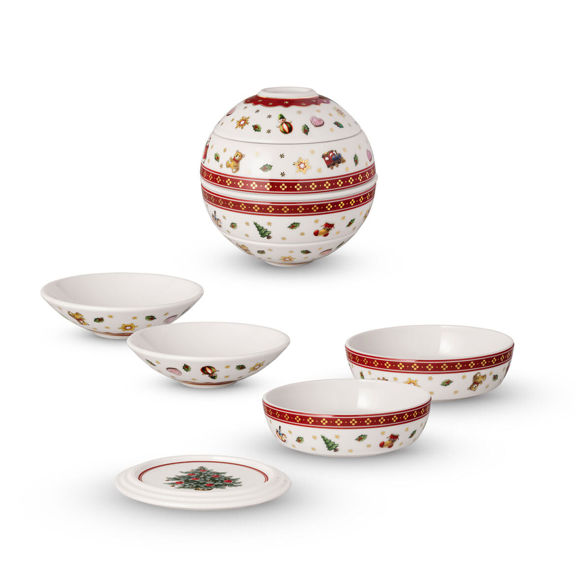 Villeroy &amp; Boch Toy's Delight LA ​​PETITE BOULE Aperitifschalen-Set 14 x 14 cm