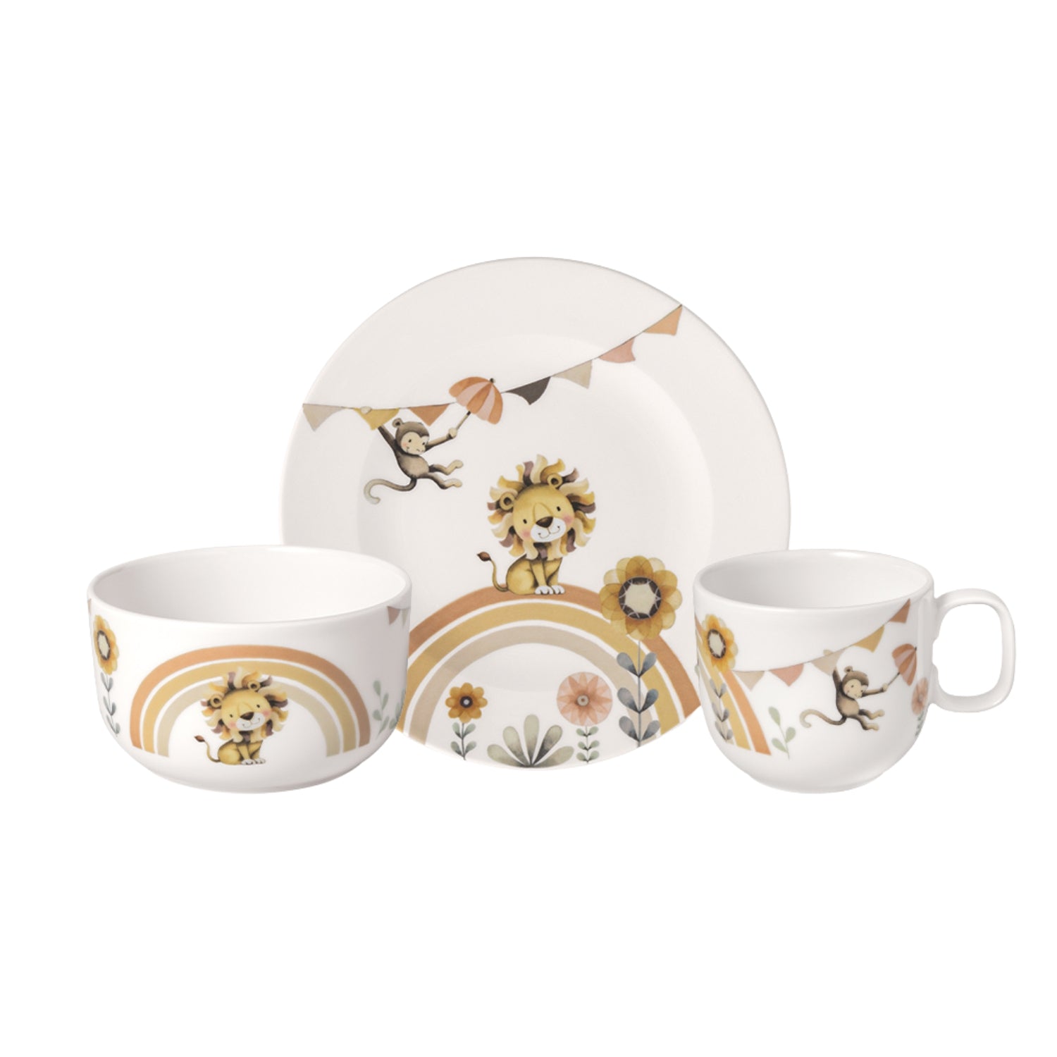 Villeroy &amp; Boch Hungry as a Bear 3-teiliges Kindergeschirr-Set