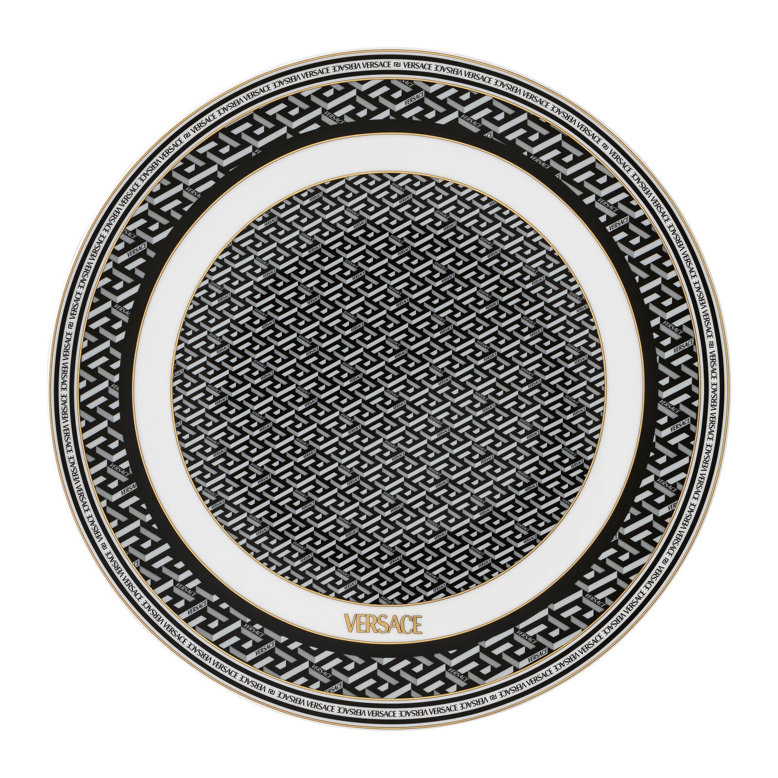 Versace La Greca Signature Placeholder Plate, 33 cm