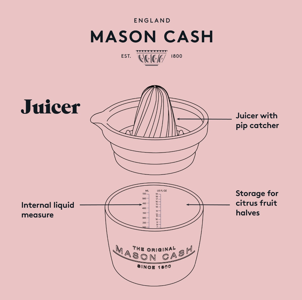 Mason Cash Innovativer Küchen-Entsafter