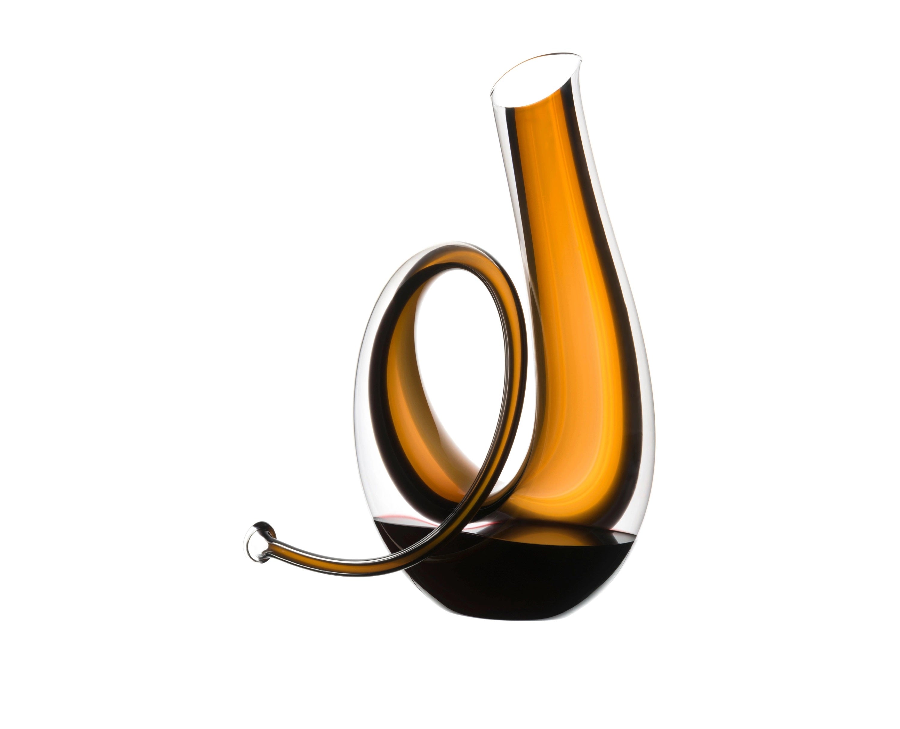 Riedel Decanter Horn, Amber and Black