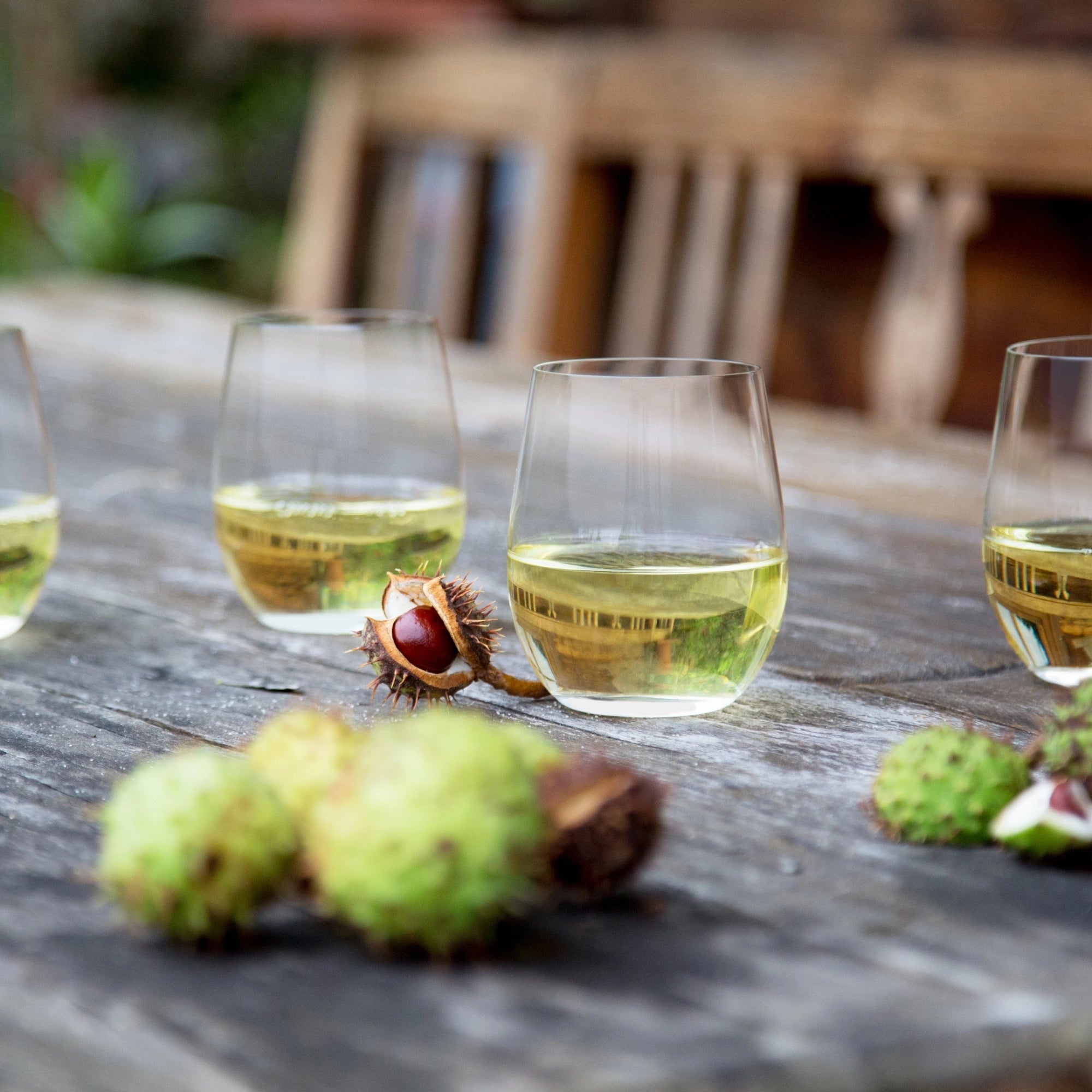 Riedel Linea 'O' Weinbecher Viogneir-Chardonnay, Set mit 2 Gläsern
