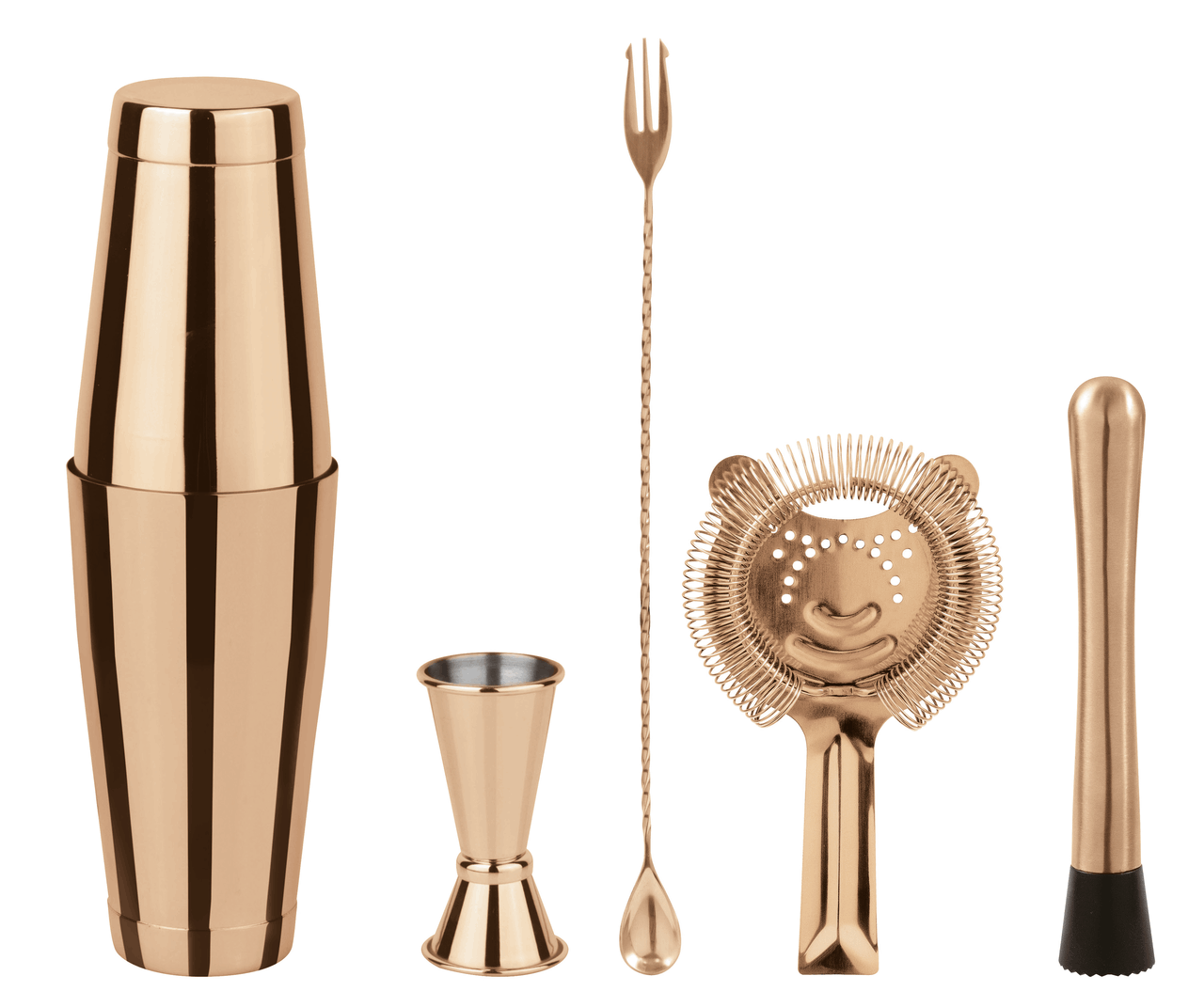 Paderno Mixology Set Accessori da Bar, 5 Pezzi in Acciaio Inox - 2