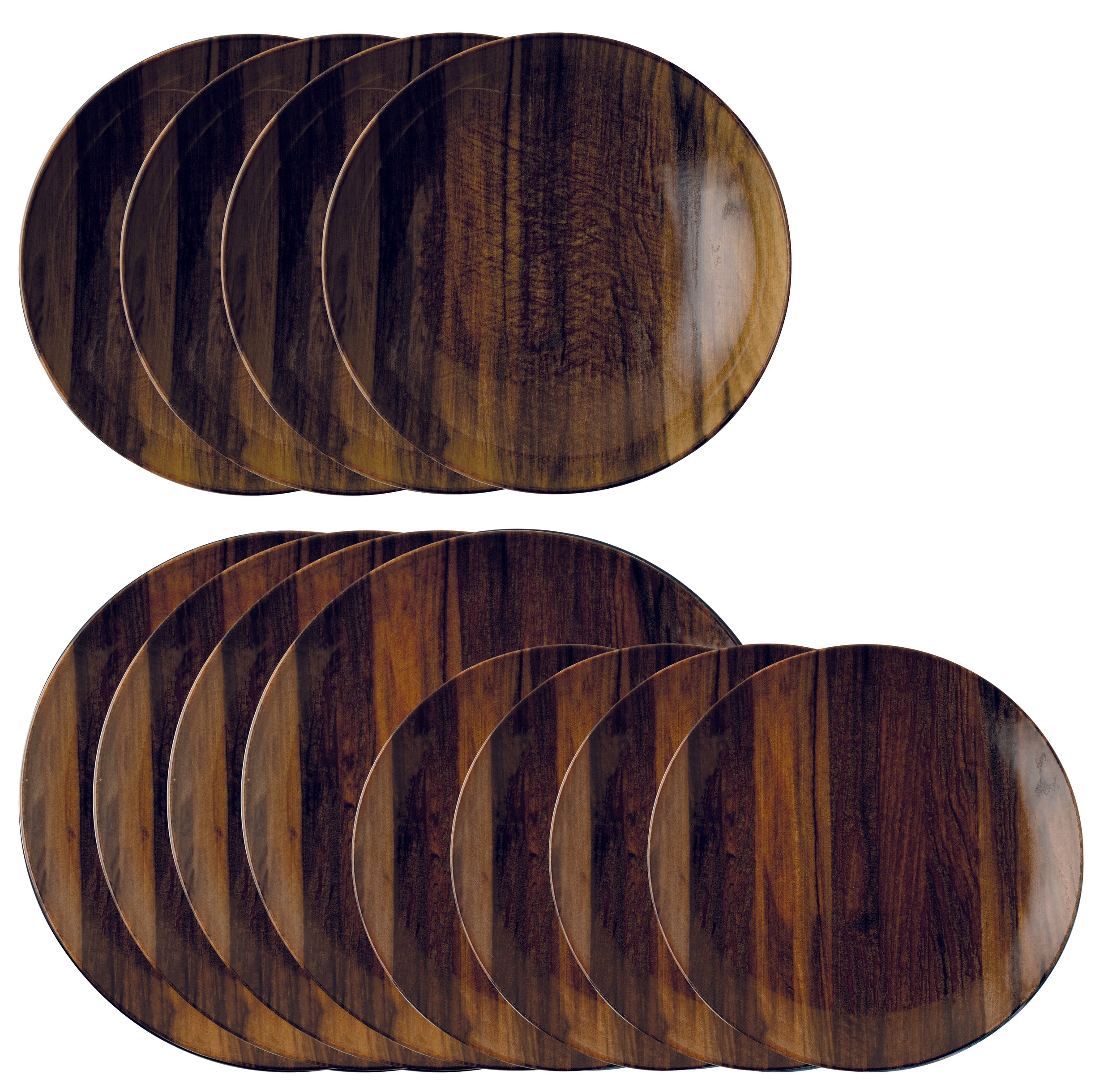 Arthur Krupp Wood Essence Tafelservice aus Porzellan, 12-teilig