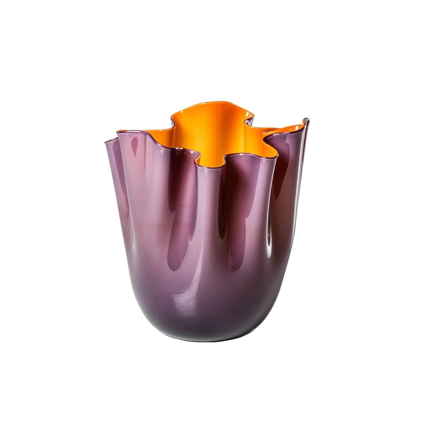 Venini Medium Opal Handkerchief Vase