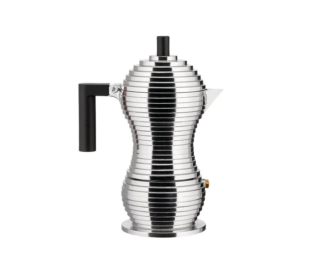 Alessi Pulcina Espresso Coffee Maker Suitable for Induction Hob, 6 Cups