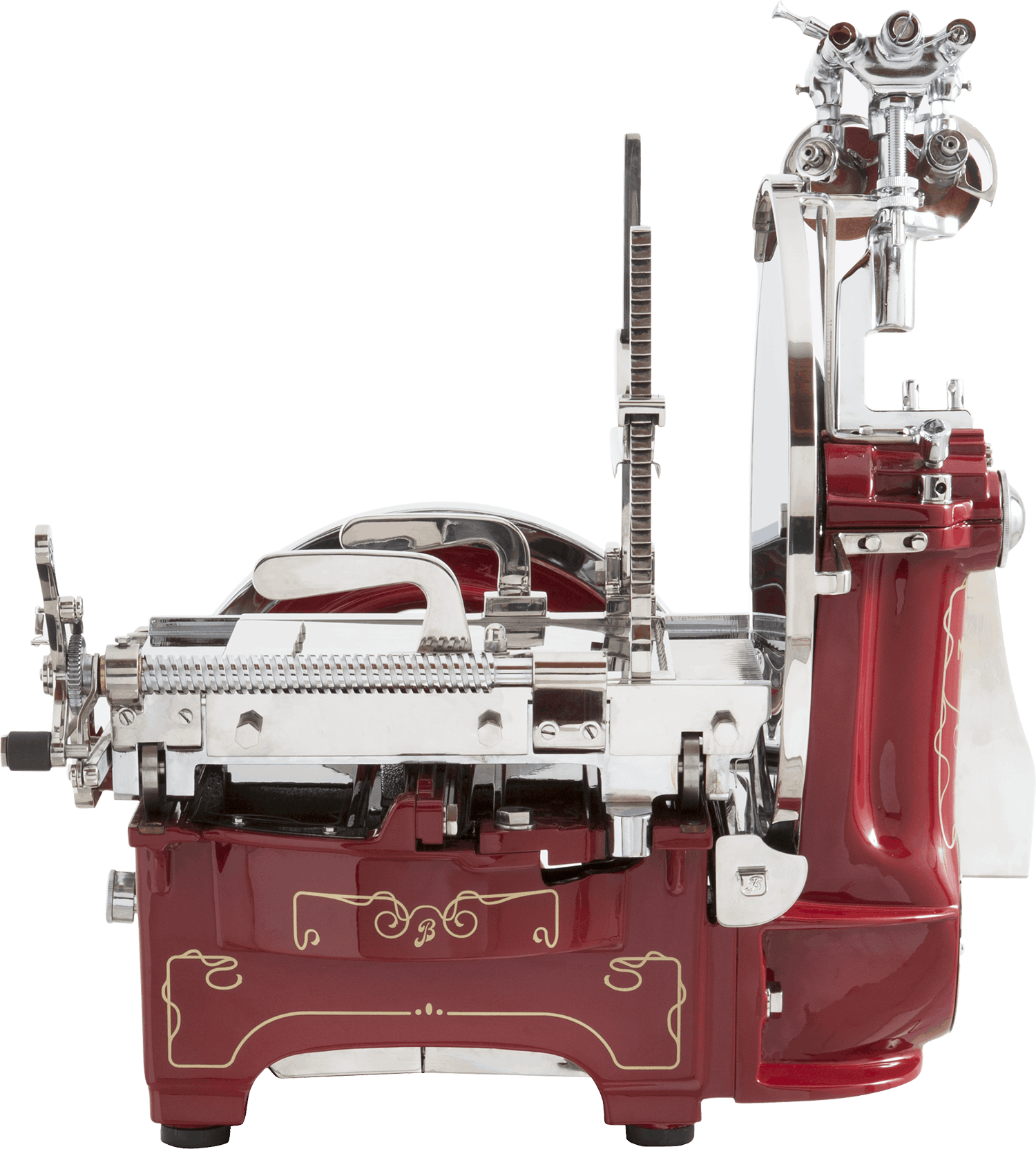 Berkel Affettatrice a Volano L16 Rosso + Piedistallo + Cover + Pinza Prosciutto Rosso - 7