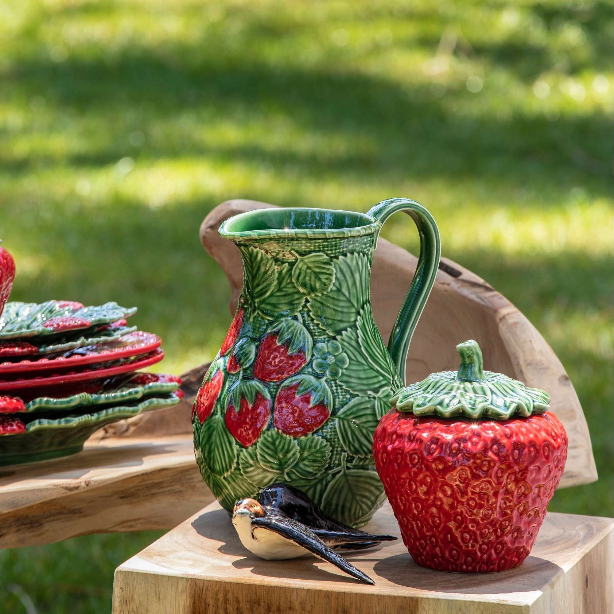 Bordallo Pinheiro Morango Insalatiera Tonda, 23,5 cm - 2