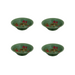 Bordallo Pinheiro Fragola Set 4 Ciotole Rotonde 18,5 cm