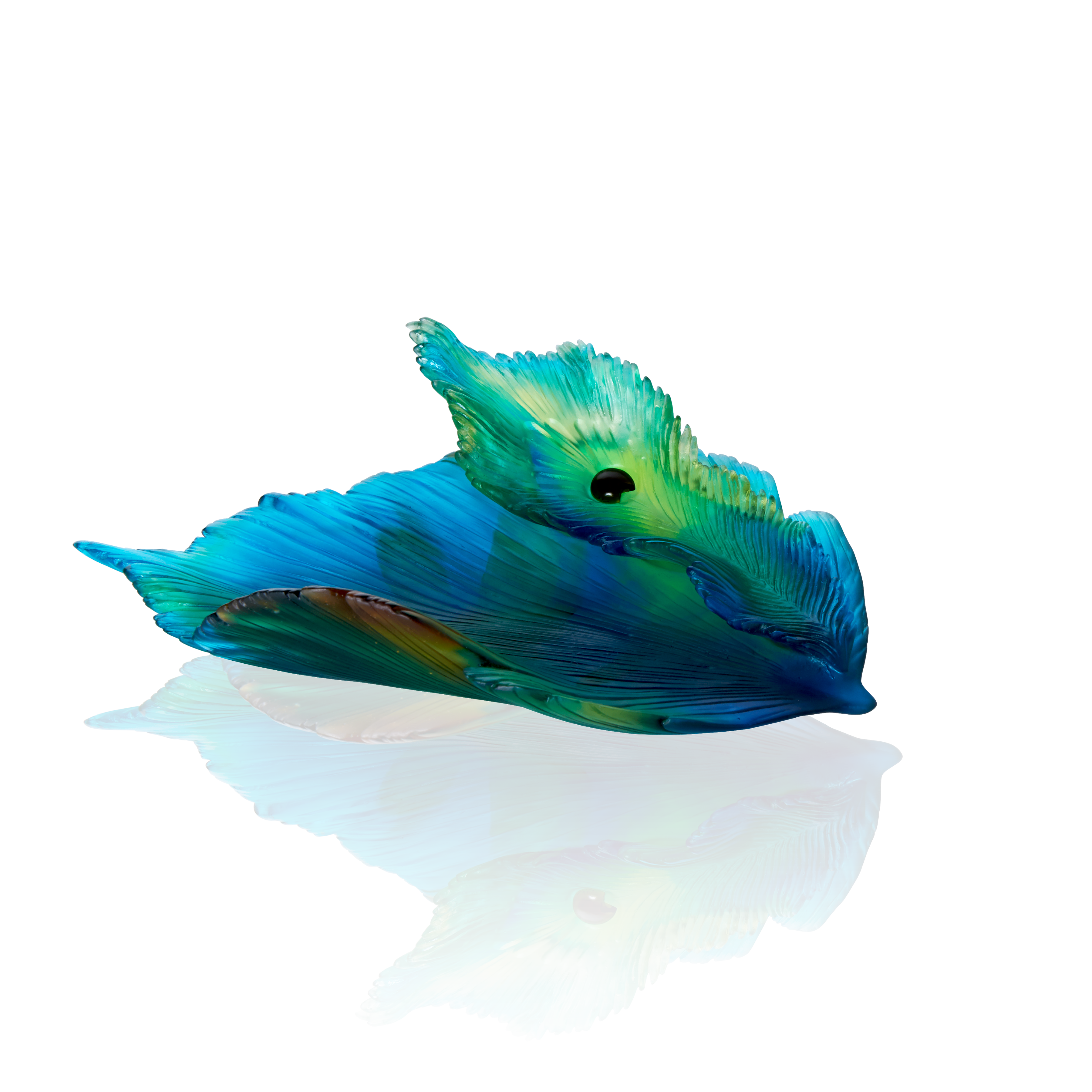 Daum Fleur de Paon centrotavola medio, 31,5 cm