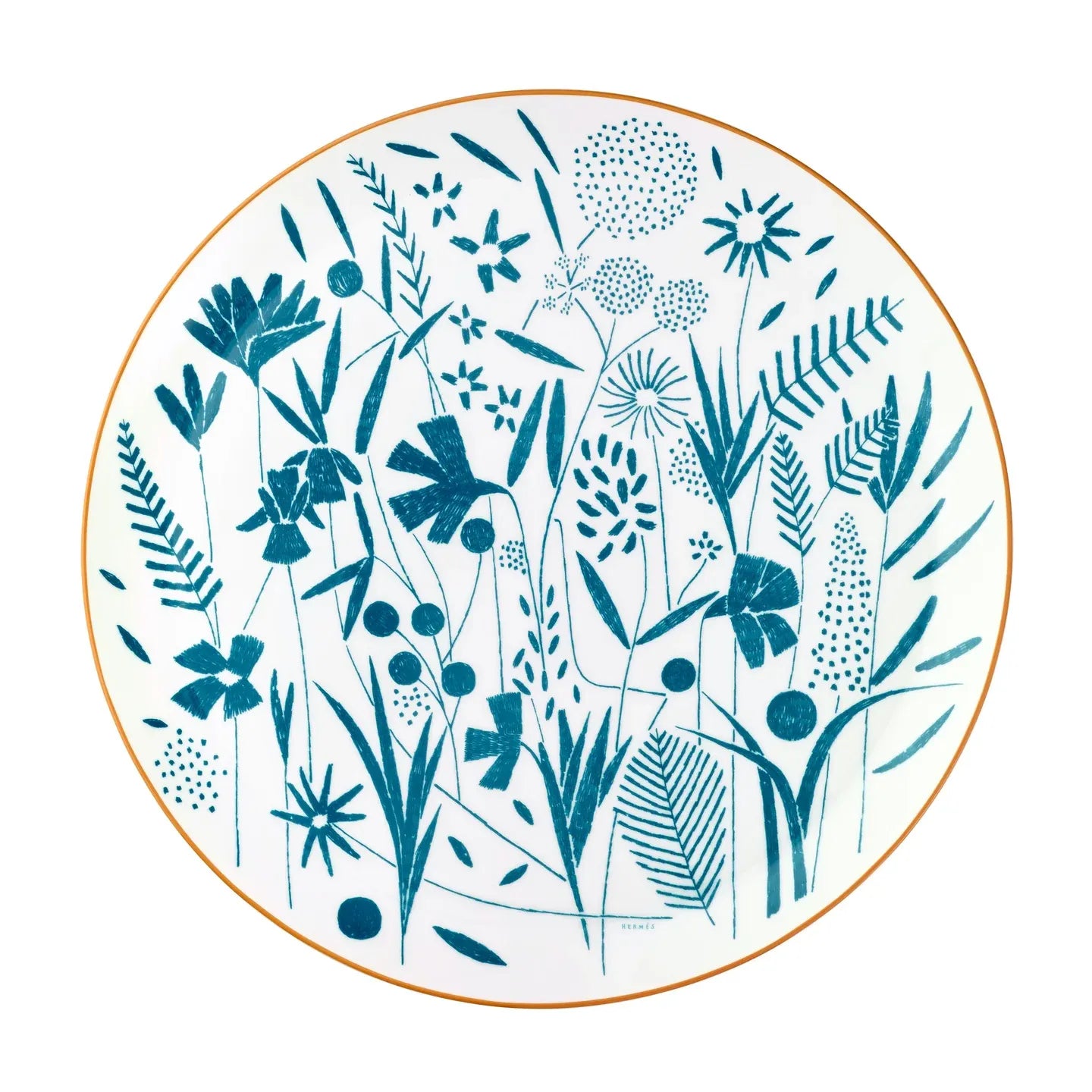 Hermès A walk in the Garden Piatto Torta cm 32