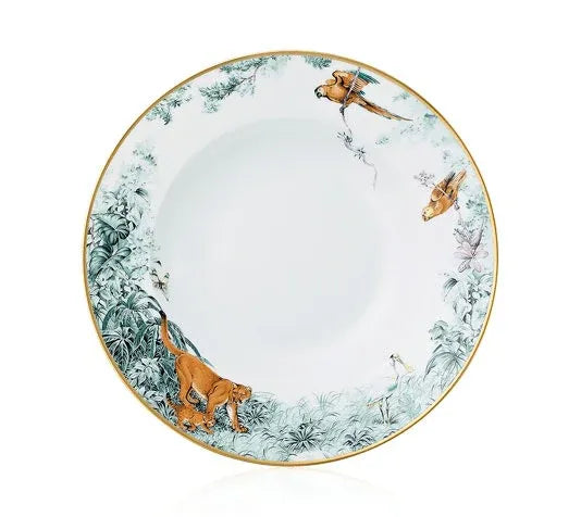 Hermès Carnet d'Equateur Set 2 Piatto Fondo 22,5 cm