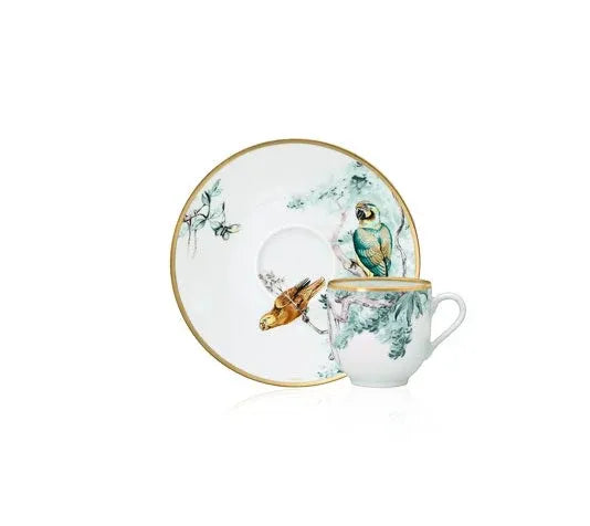 Hermès Carnet d'Equateur Set 2 Tazzina da Caffè e Piattino