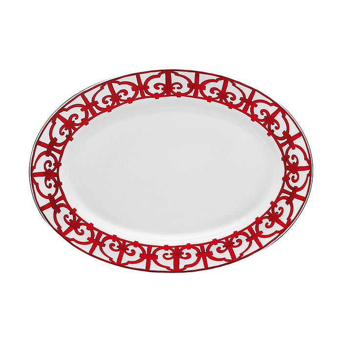 Hermès Balcon du Guadalquivir Piatto ovale portata cm 42