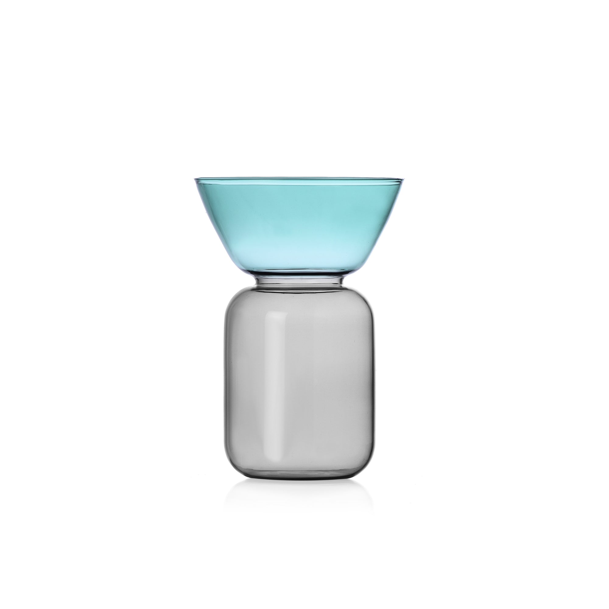 Ichendorf Gelée Kleine Vase aus Borosilikatglas, 16,5 cm