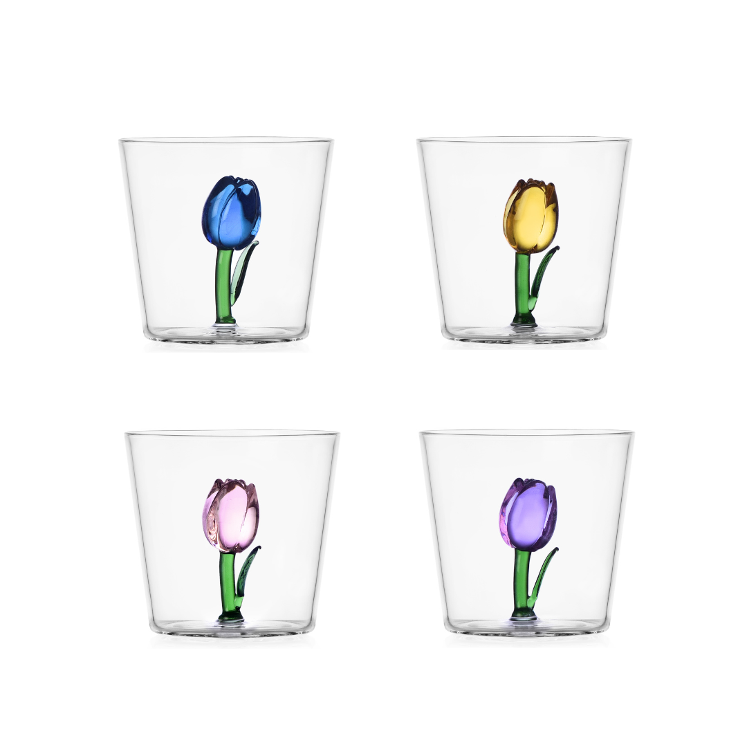 Ichendorf Botanica Set 4 Tumbler Tulipani
