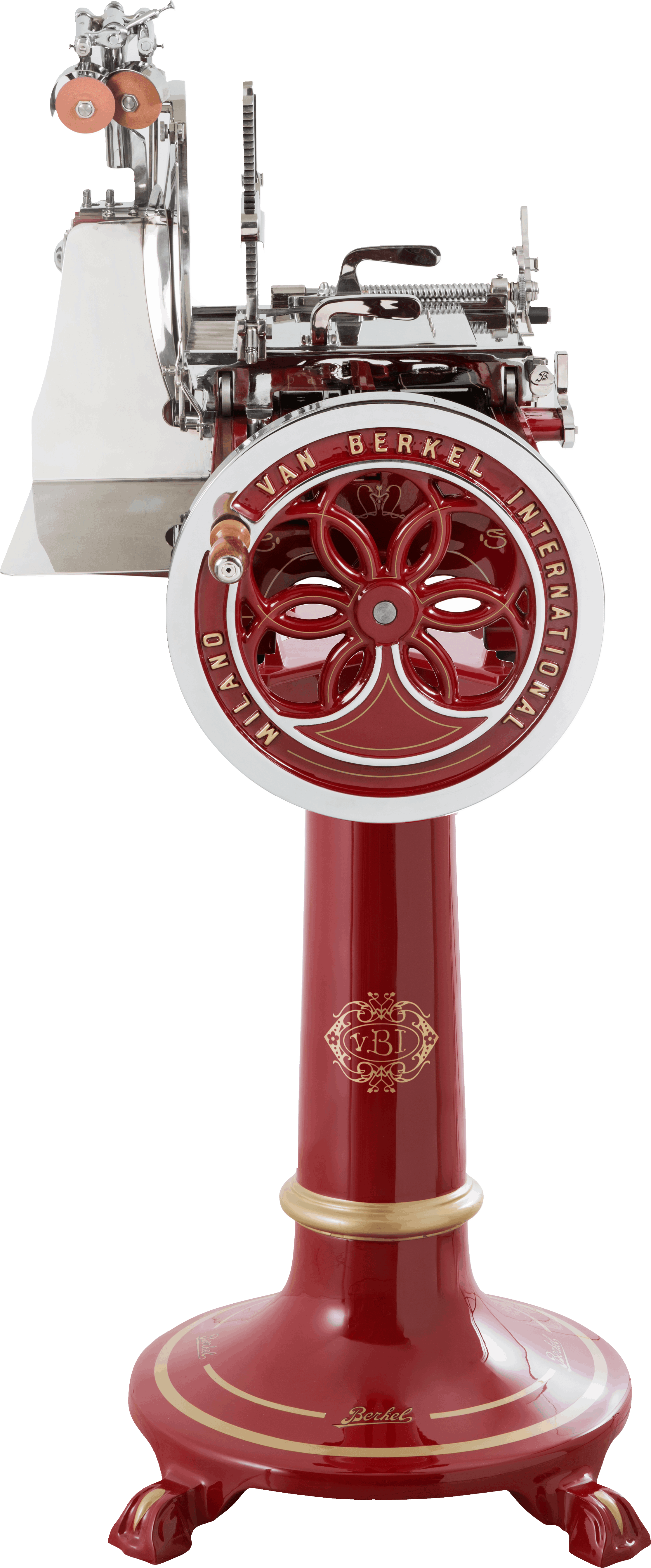 Berkel Affettatrice a Volano L16 Rosso + Piedistallo + Cover + Pinza Prosciutto Rosso - 2