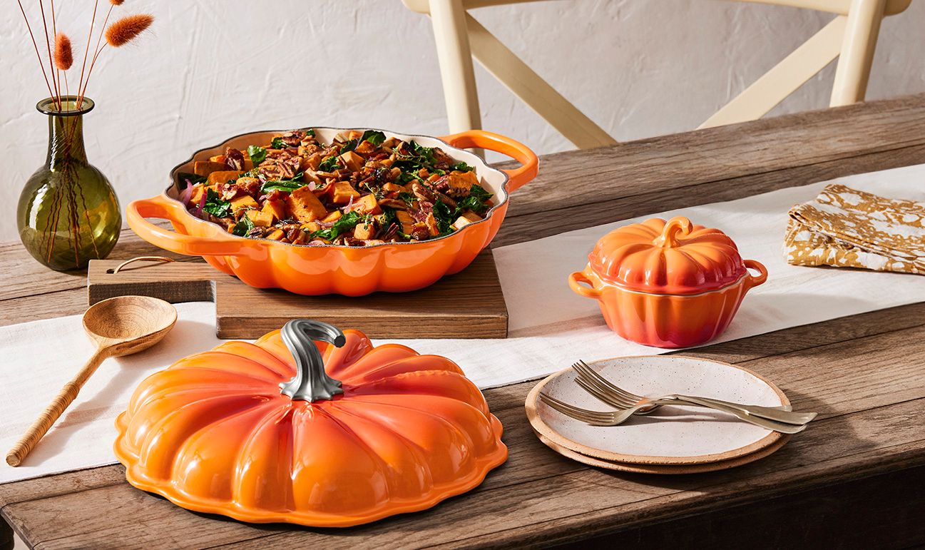 Le Creuset Tegame Basso Zucca in Ghisa Vetrificata 28 cm