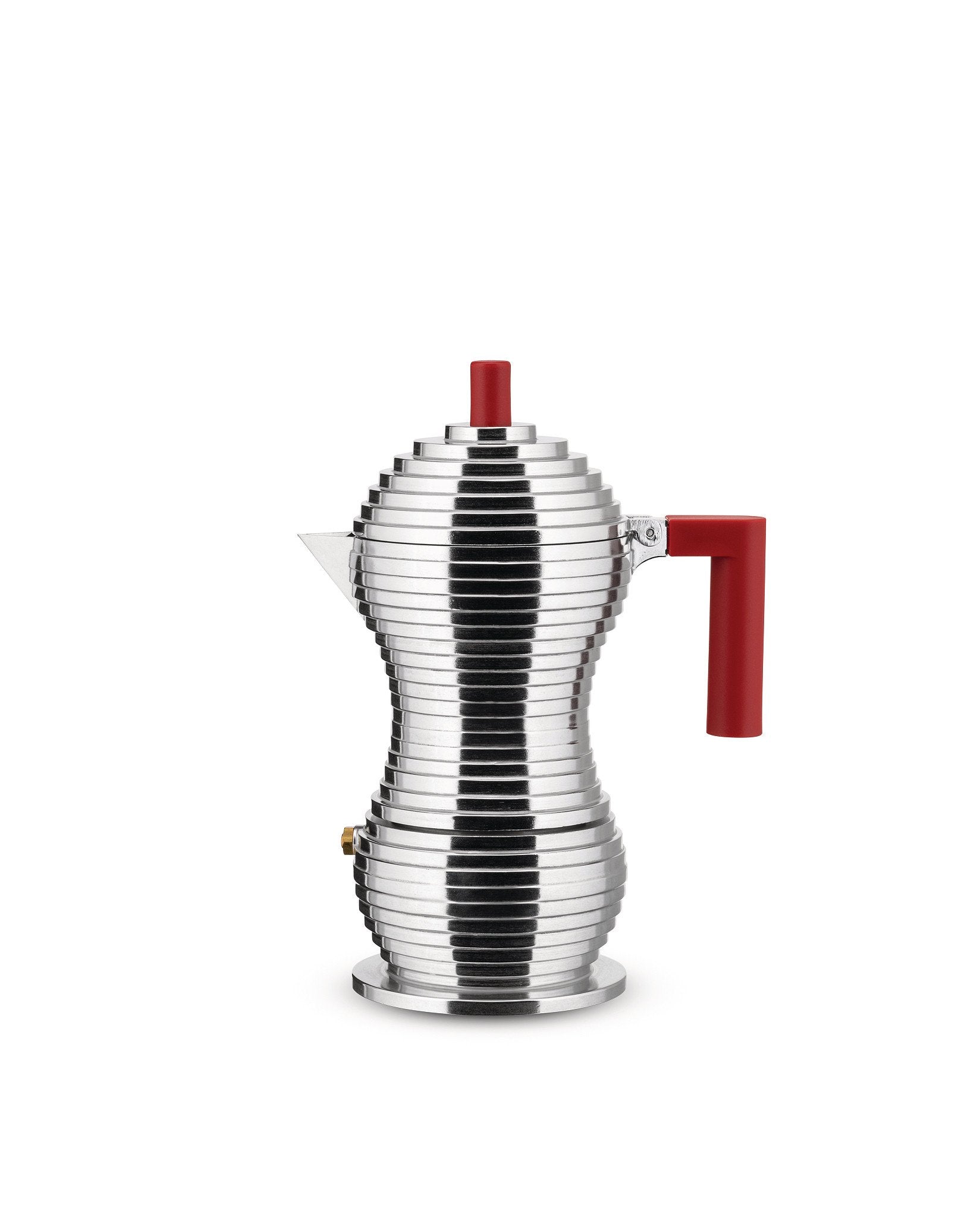 Alessi Pulcina Caffettiera Espresso, in PA e Fusione di Alluminio, 1 Tazza