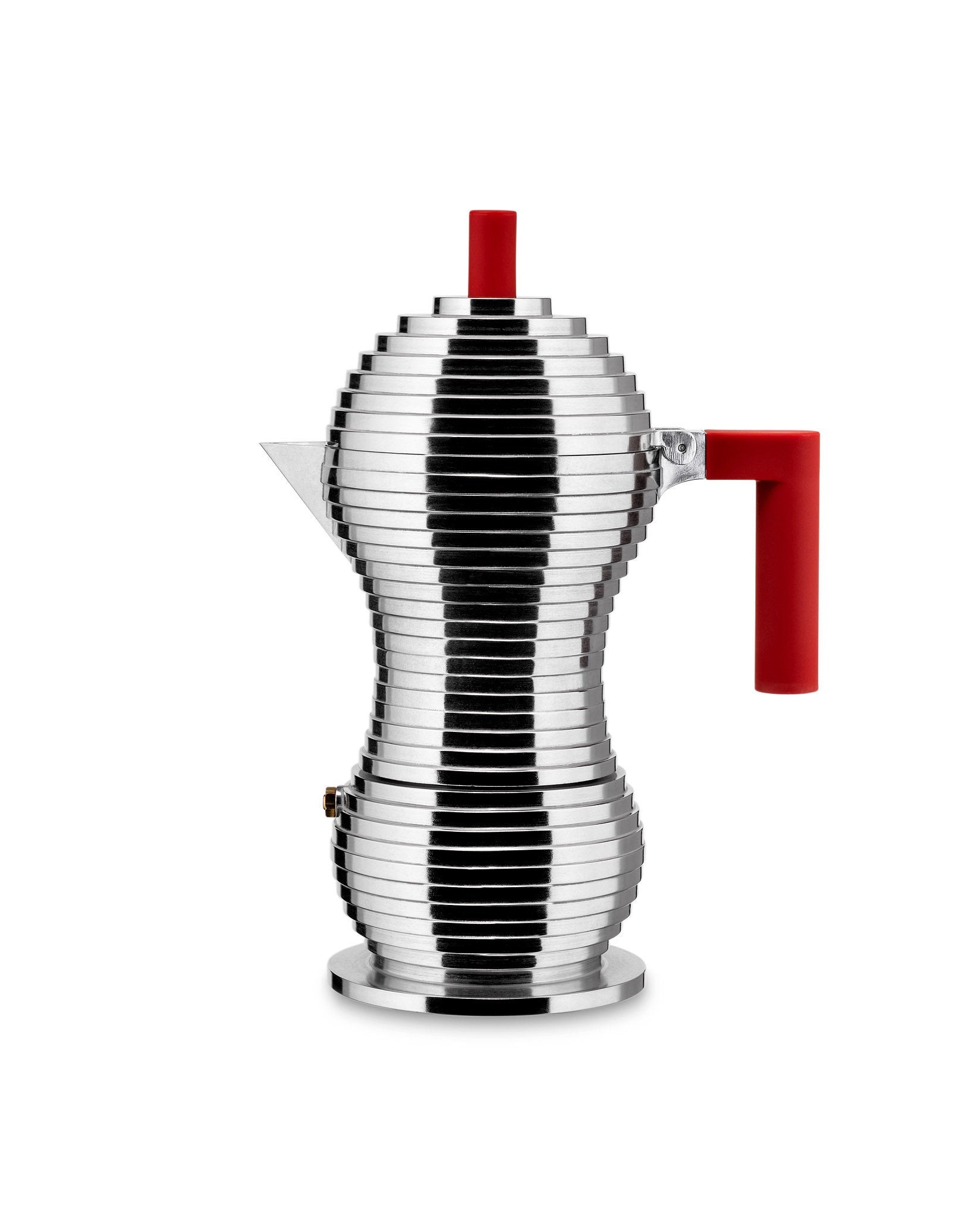 Alessi Pulcina Caffettiera Espresso, in PA e Fusione di Alluminio, 1 Tazza