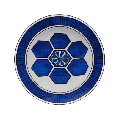 Hermès Blues d'Ailleurs Piatto Fondo Da Portata 29,5 cm