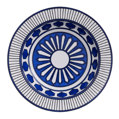 Hermès Blues d'Ailleurs Piatto Fondo Da Portata 42 cm