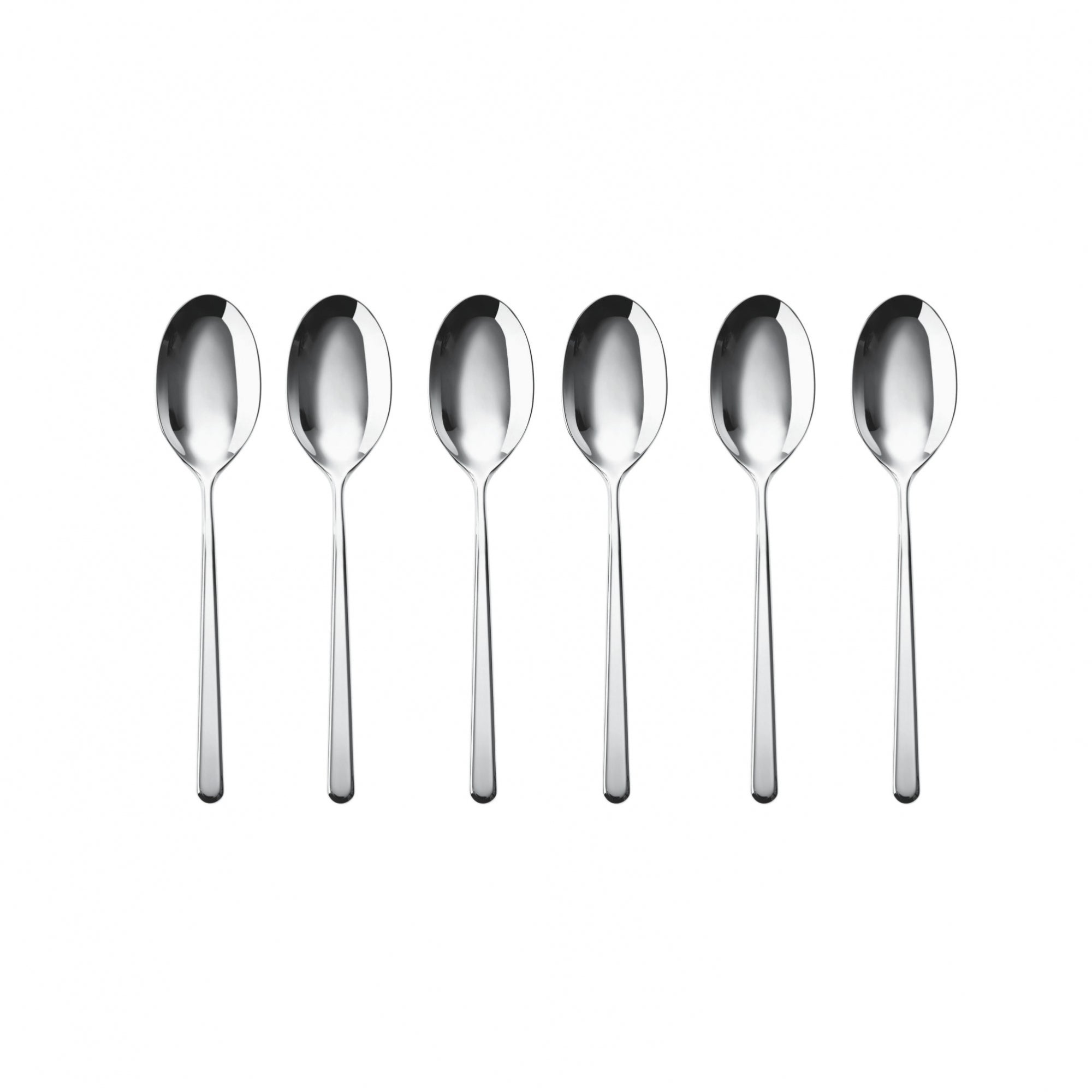 Sambonet Linear Set 6 Moka Spoons