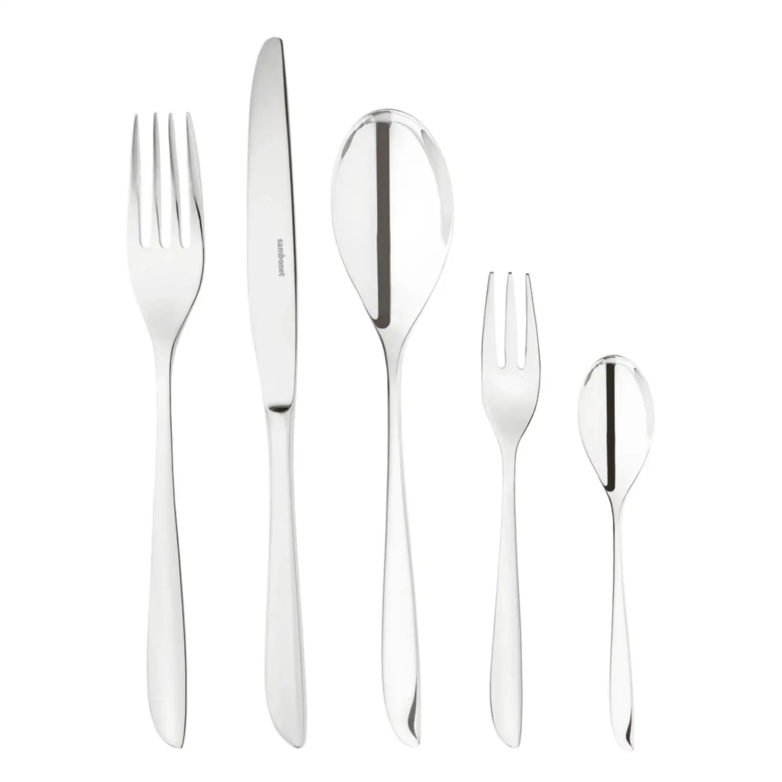 Sambonet Leaf Servizio 60 pezzi monoblocco Acciaio Inox per 12 persone