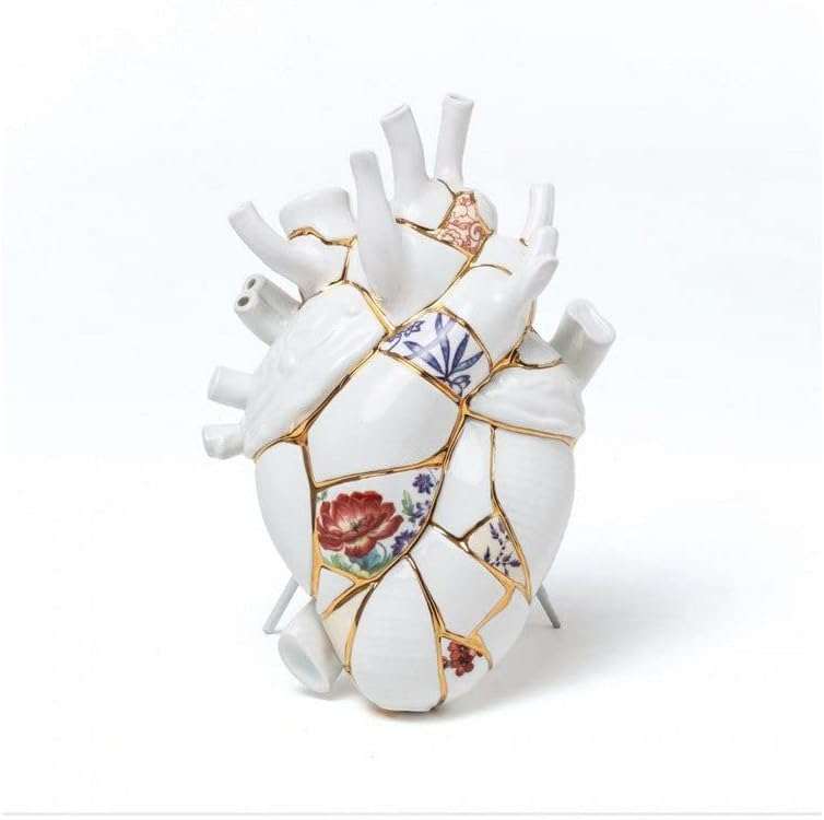 Seletti Love in Bloom Vaso a forma di cuore