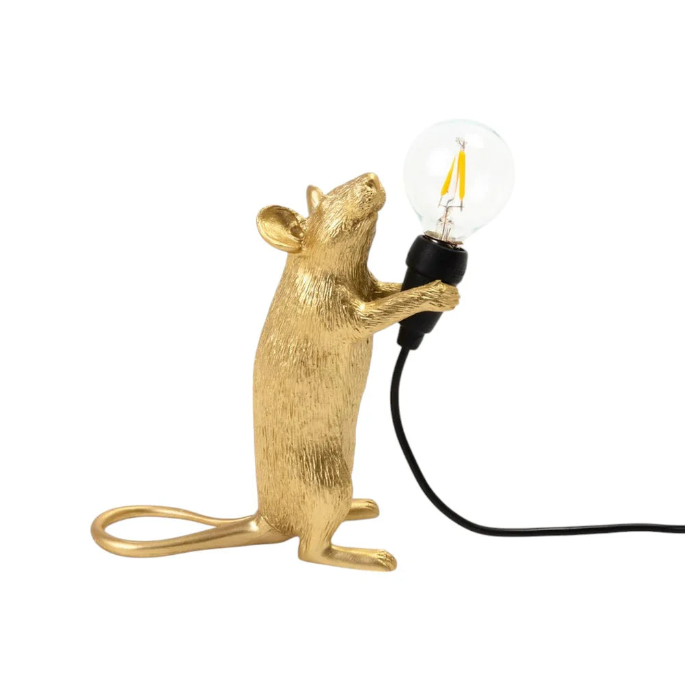 Seletti Mouse Lamp Lampada in resina - topolino in piedi