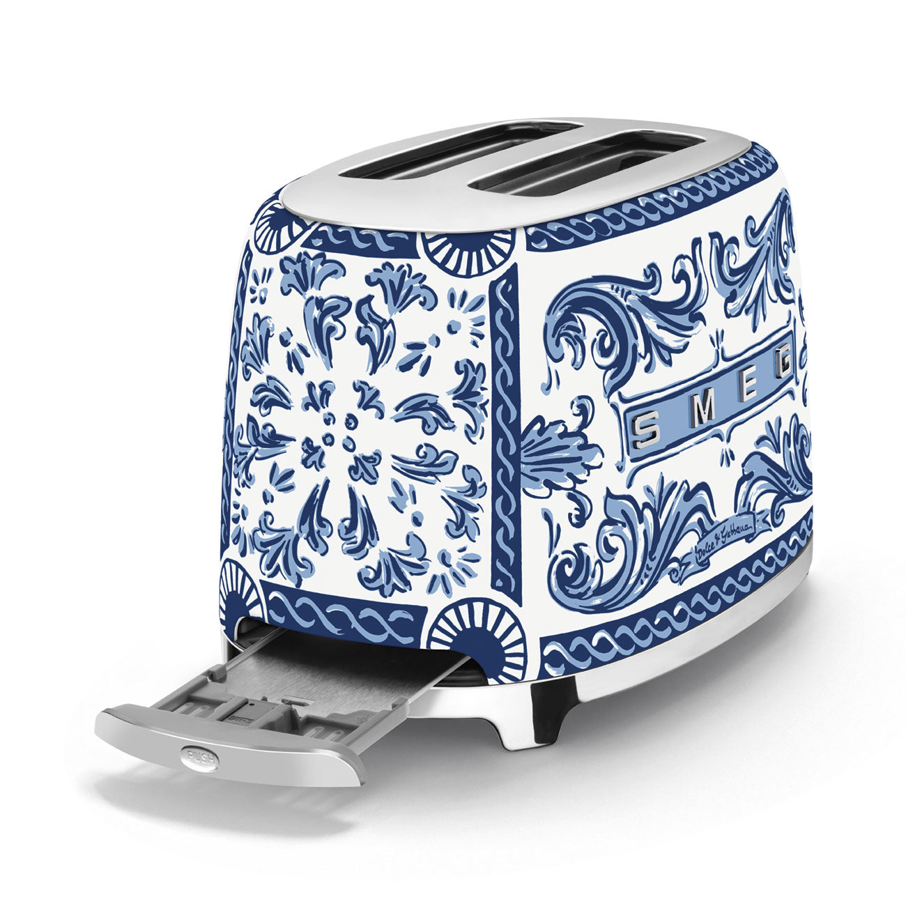 Smeg Toaster Blue Mediterranean Dolce &amp; Gabbana