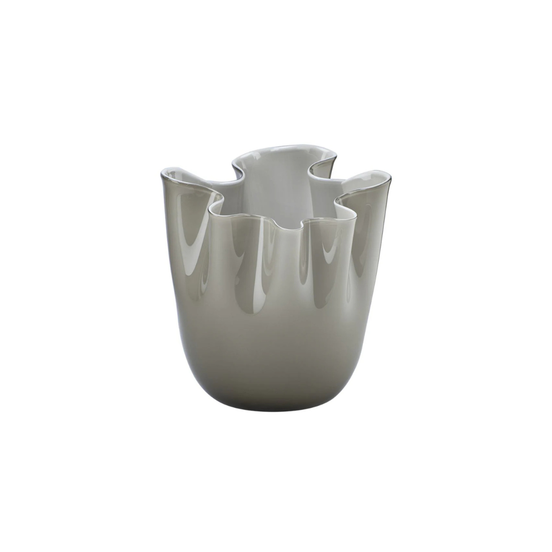 Venini Vaso Fazzoletto Opalino Medio - 20