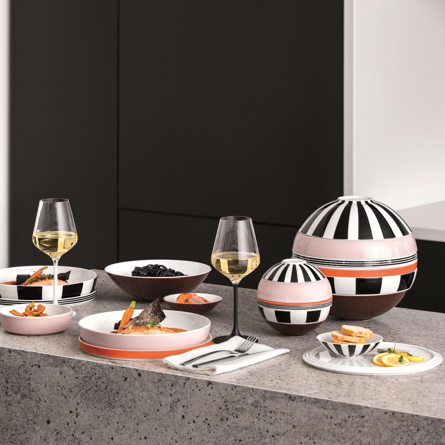 Villeroy & Boch LA PETITE BOULE, Set ciotole per aperitivo 14 x 14 cm