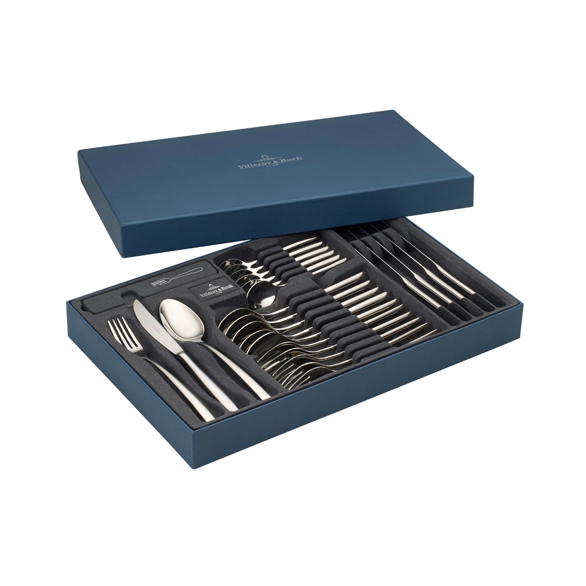 Villeroy &amp; Boch PIEMONT Cutlery Set for 6 people 24 pcs Stainless Steel