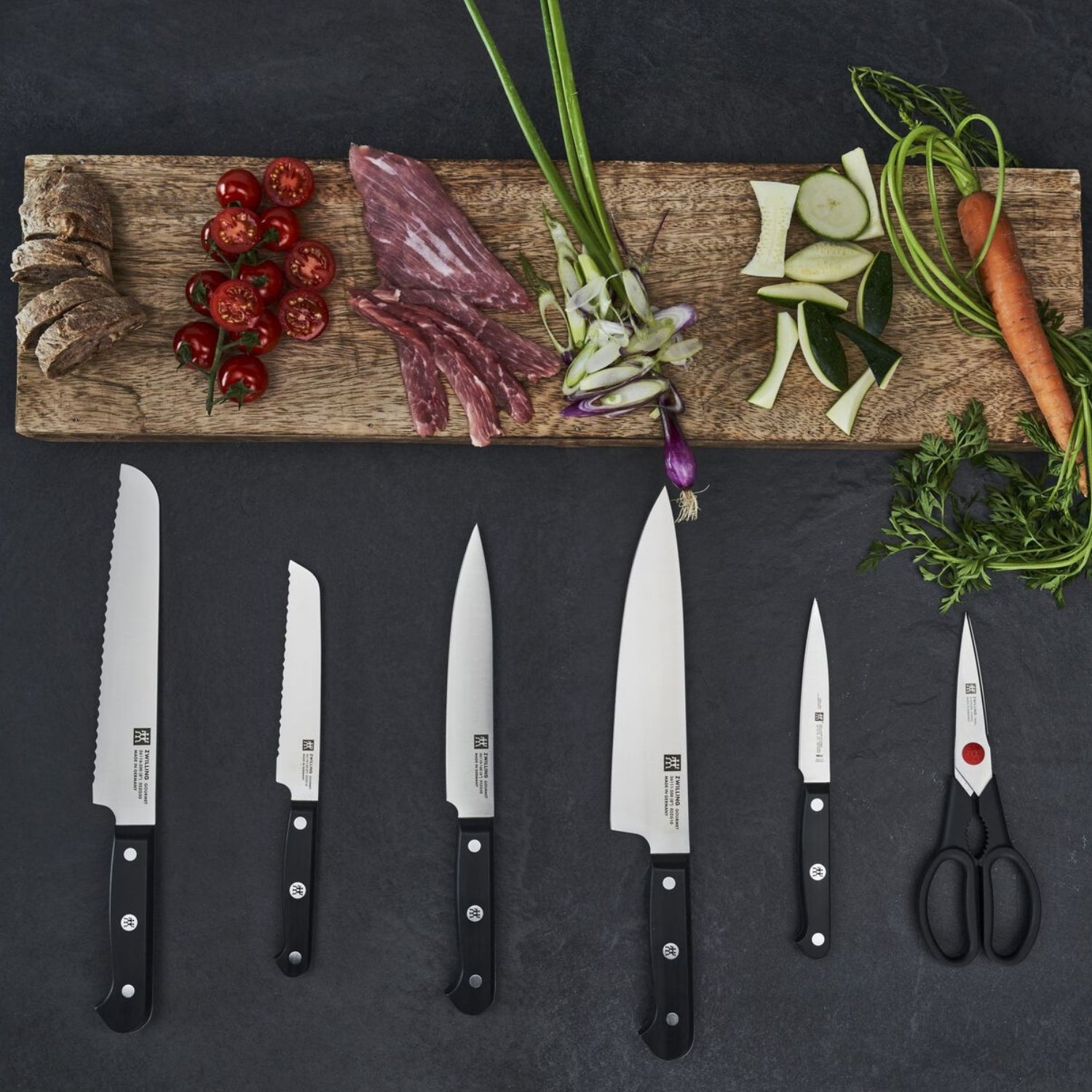 Zwilling Gourmet Set di 7 coltelli con ceppo Sharpblock