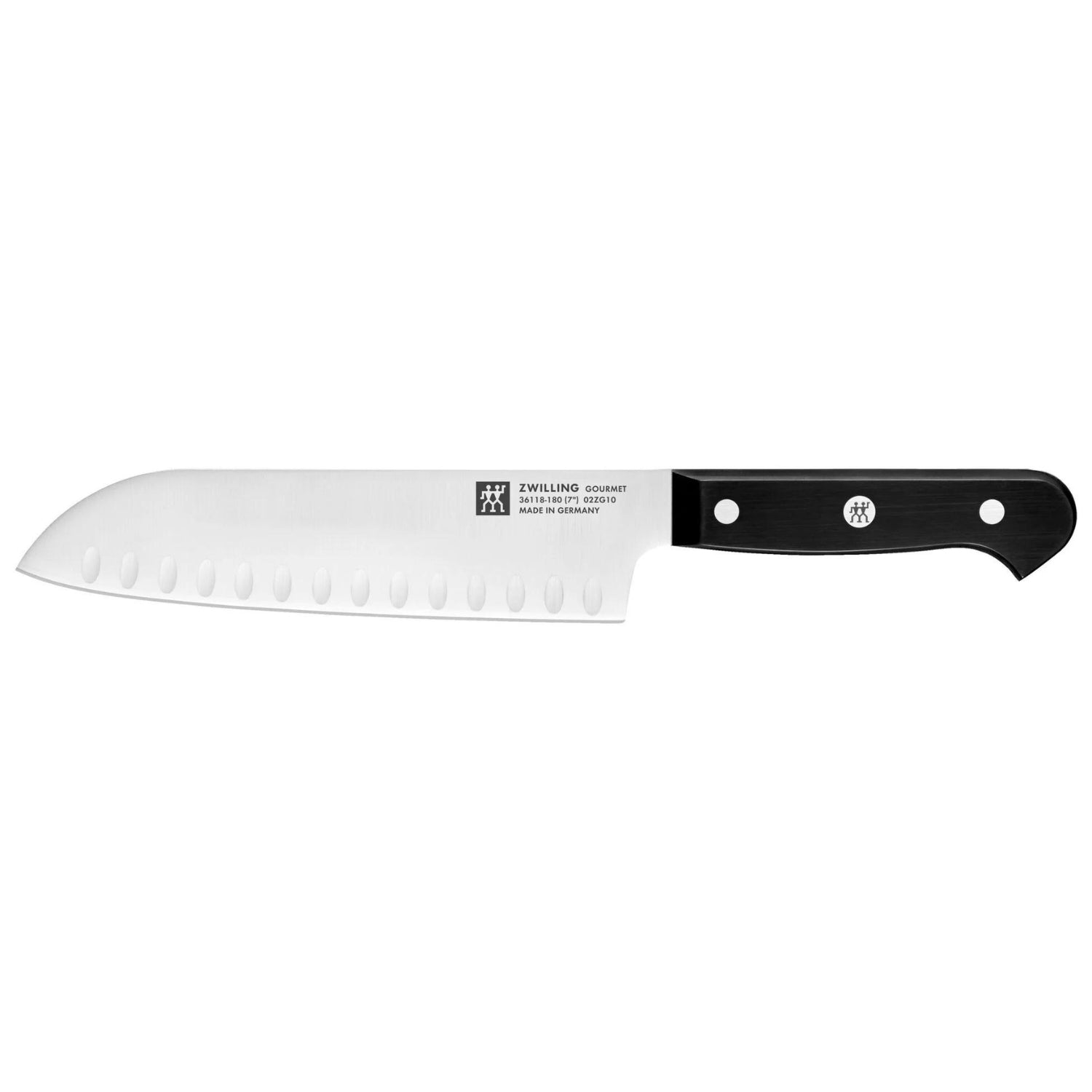 Zwilling Gourmet Coltello Santoku alveolato 18 cm