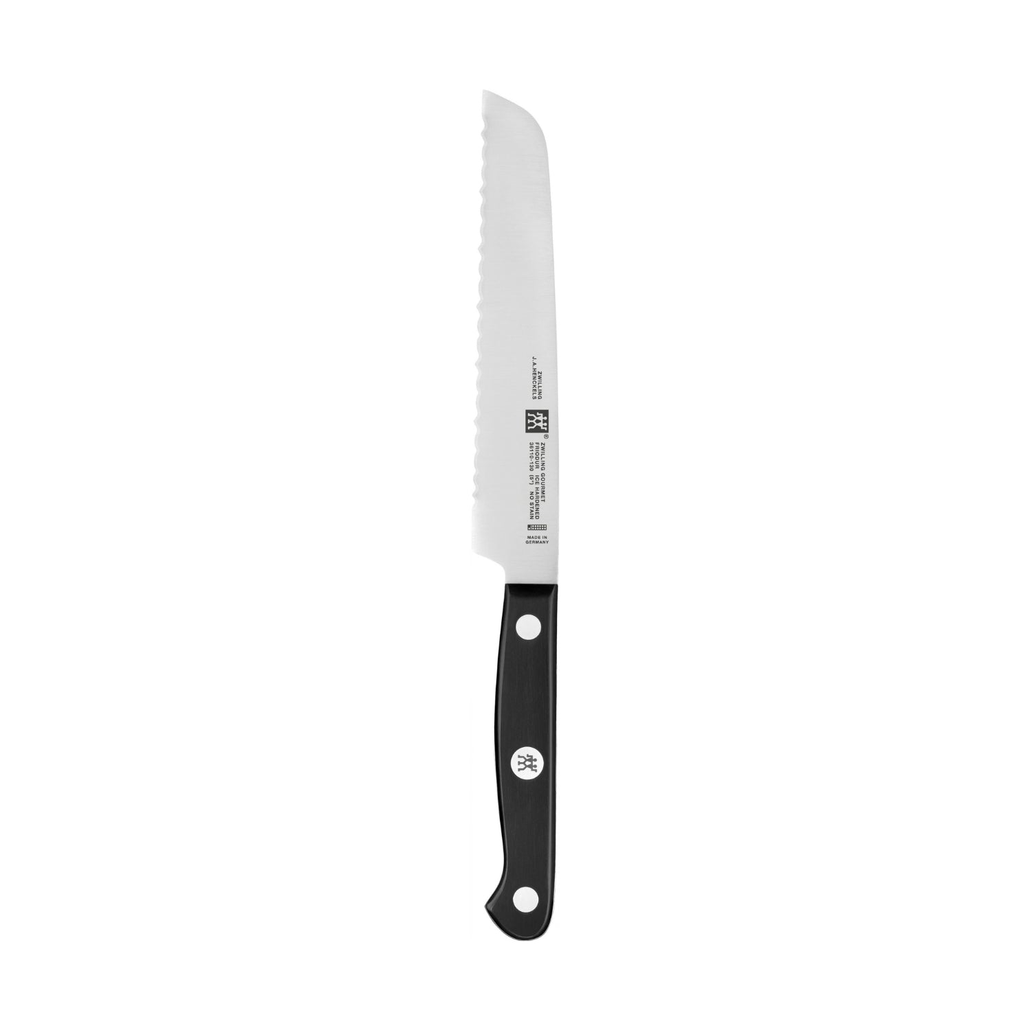 Zwilling Gourmet Coltello universale seghettato cm 13 Tagliato a laser