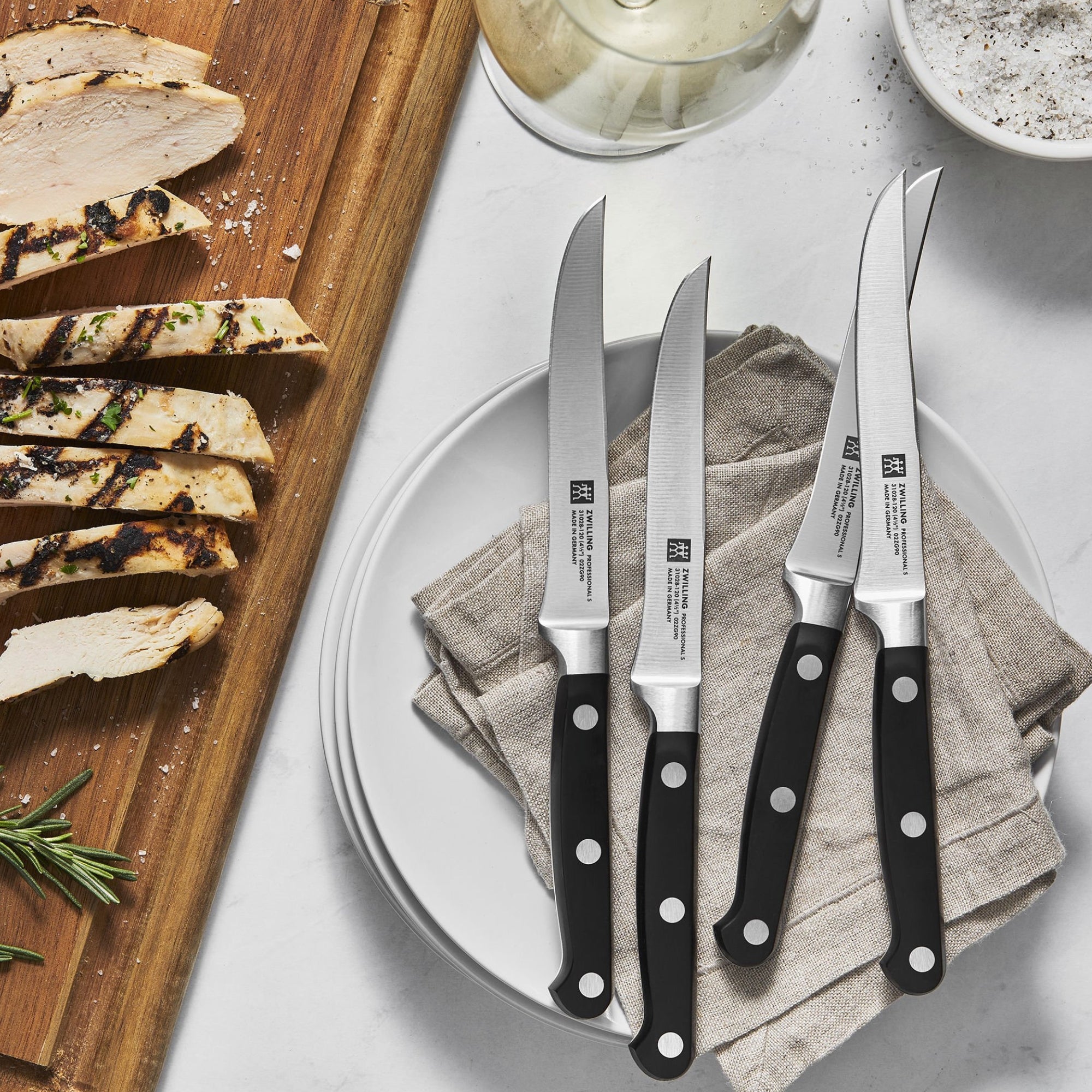 Zwilling PRO Set 4 coltelli bistecca Forgiato