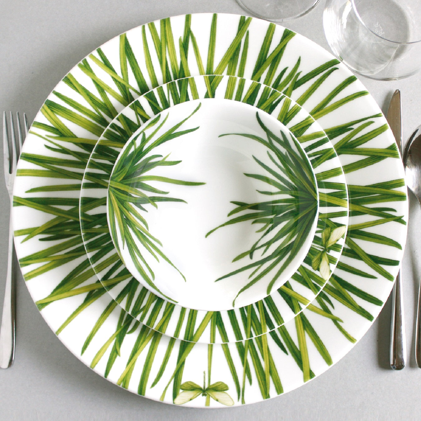 Taitù Life in Green Set of 4 Placemats, 31 cm