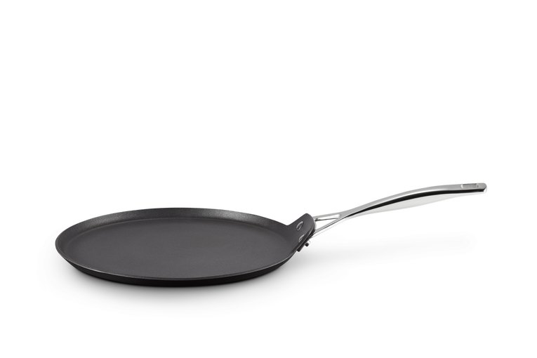 Le Creuset Non-Stick Aluminum Crepe Pan, 24 cm, Black