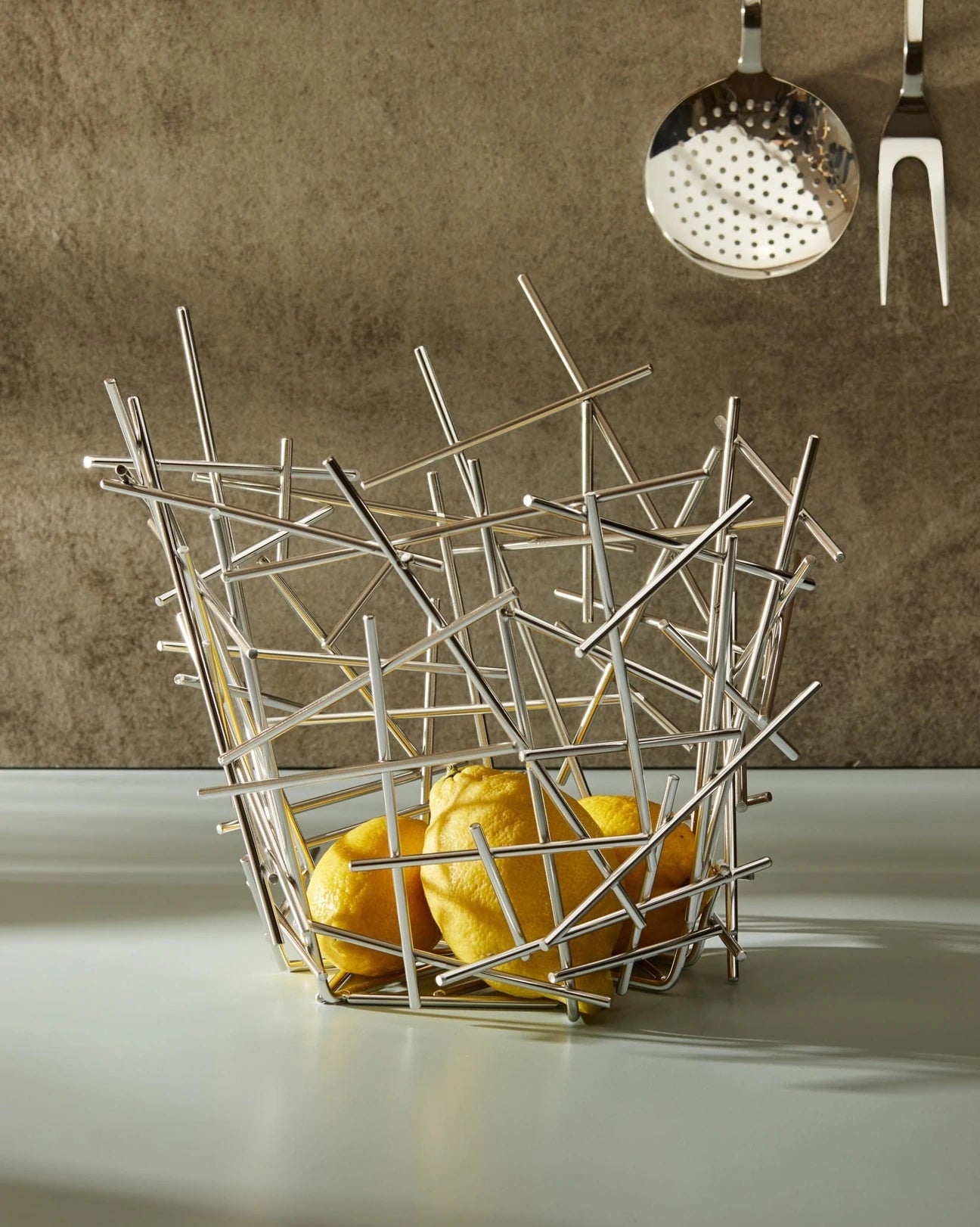 Alessi Blow Up Citrus Holder in 18/10 Stainless Steel, Polished