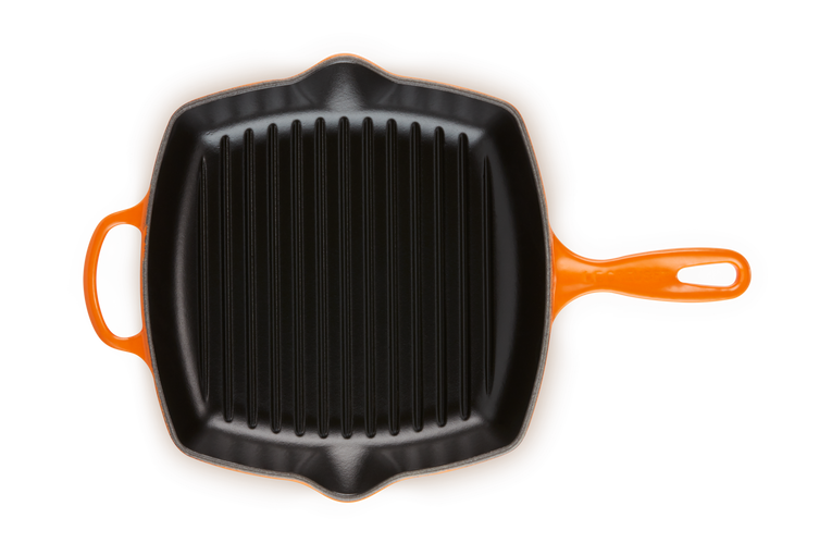 Le Creuset Evolution Square Skillet Grill in Vitrified Cast Iron, 26 cm