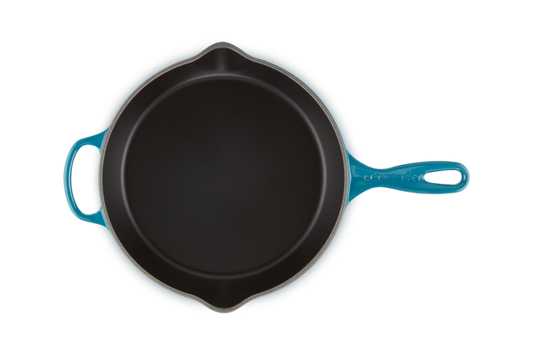 Le Creuset Evolution double spout frying pan in vitrified cast iron
